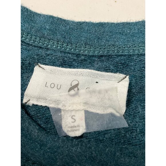 Anthropology Lou & Grey‎ Women's Dark Teal Long Sleeve Dress Small Dress - Picture 3 of 6